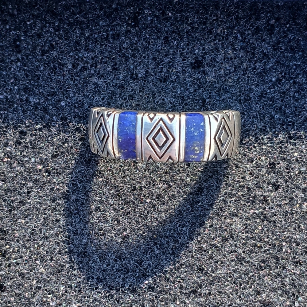 Lapis Lazuli and Sterling Silver Ring